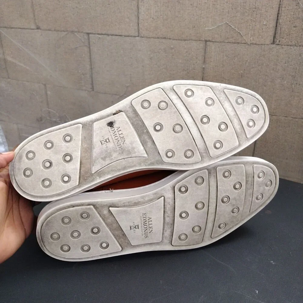 Allen Edmonds Park Avenue Chilli Oxford Dress Sneaker Size 11E Wide Width 4322
